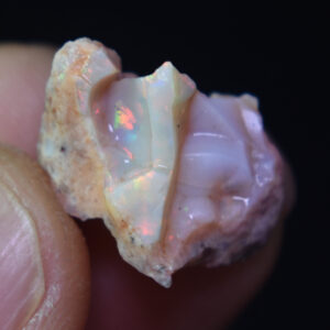 Mexican Rough Raw Fire Opal in Matrix Specimen Stone - 8ct #07