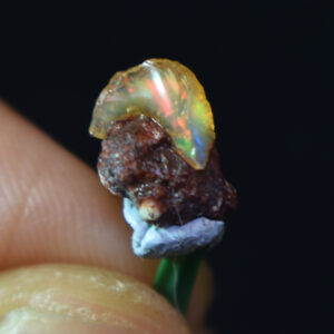 Mexican Rough Raw Fire Opal in Matrix Specimen Stone - 2ct #20
