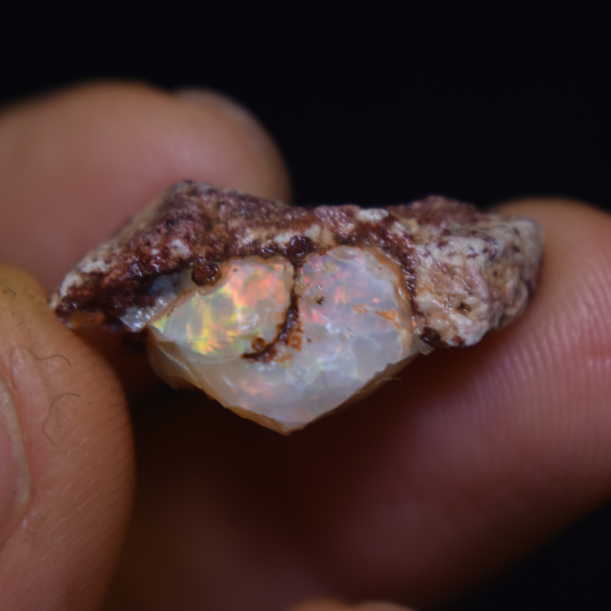 Mexican Rough Raw Fire Opal in Matrix Specimen Stone - 13.5ct #23 - Image 2