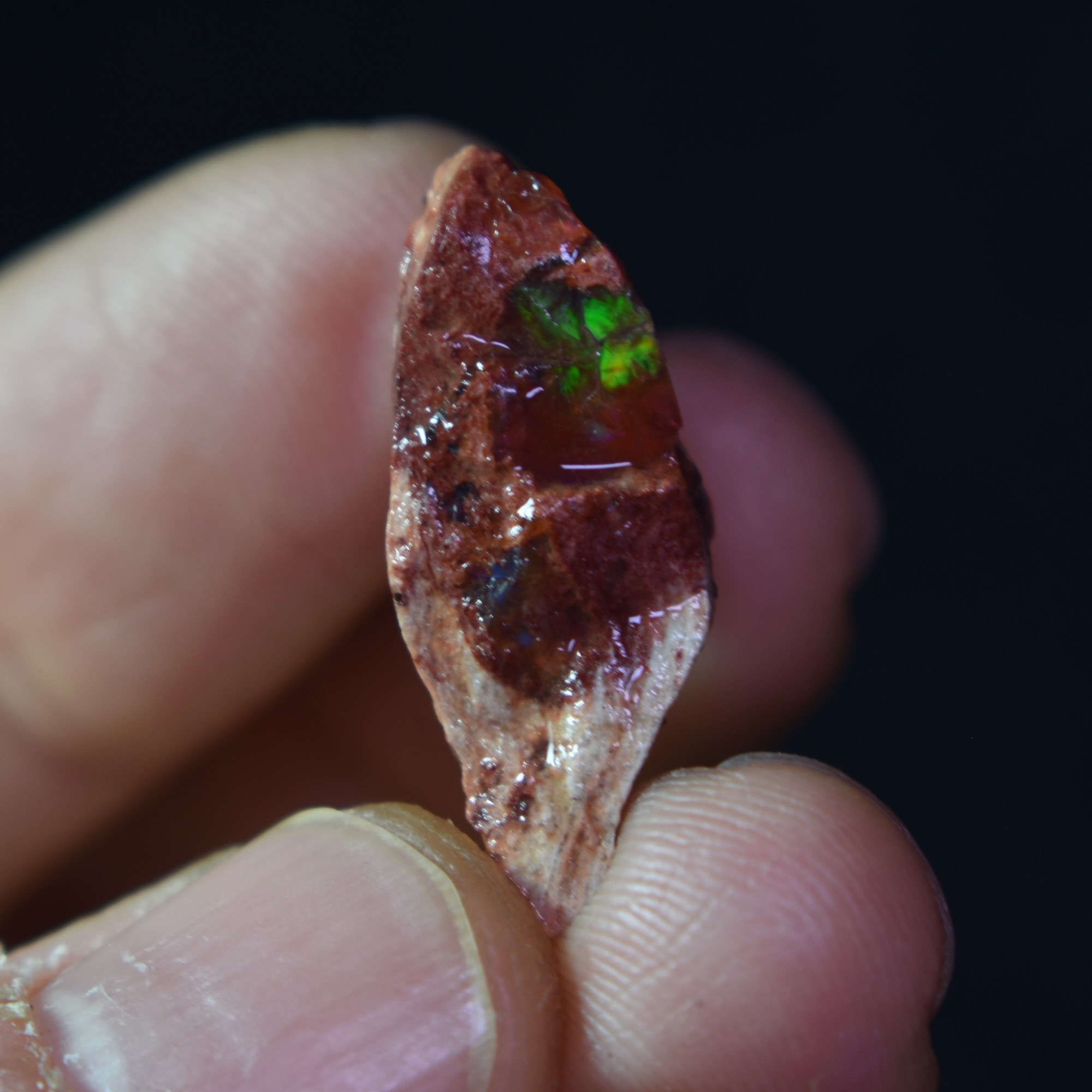 Mexican Rough Raw Fire Opal in Matrix Specimen Stone - 12ct #28 - Image 3