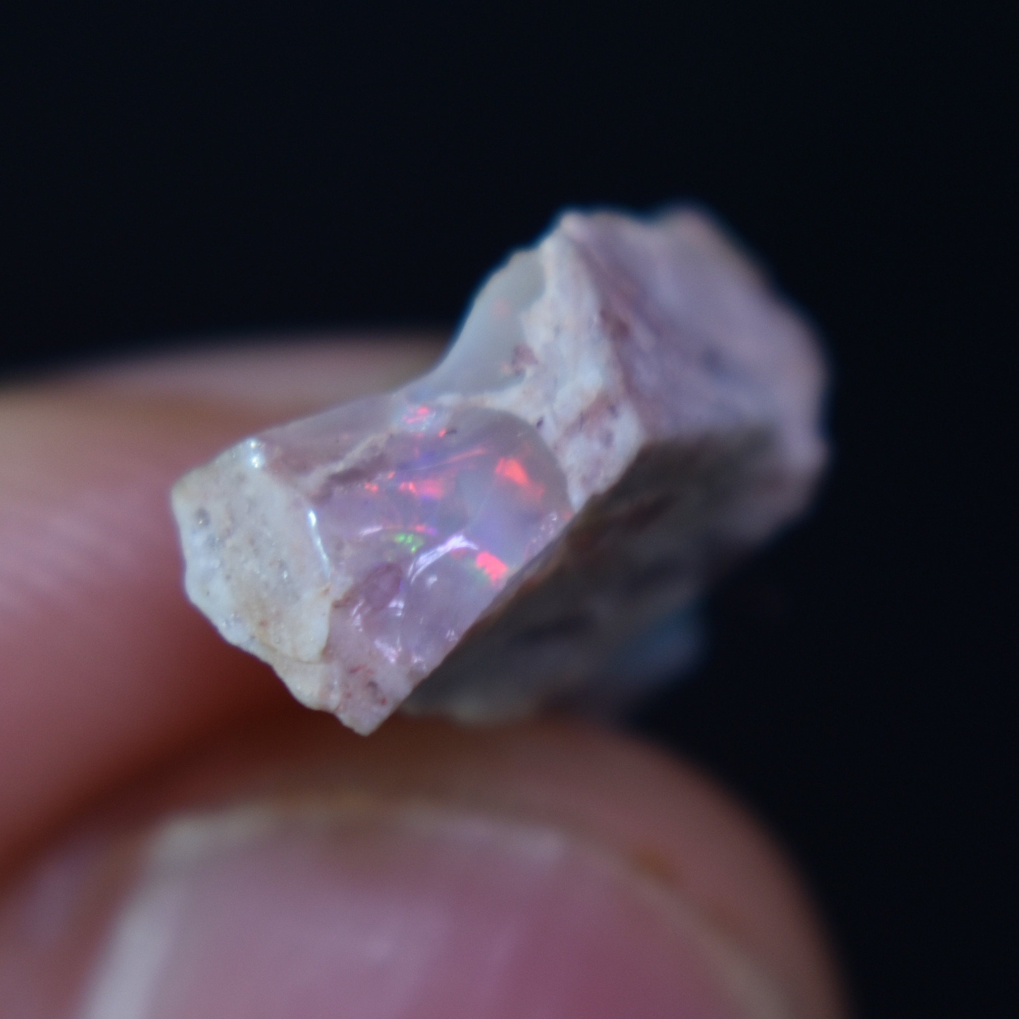 Mexican Rough Raw Fire Opal in Matrix Specimen Stone - 4ct #29 - Image 2