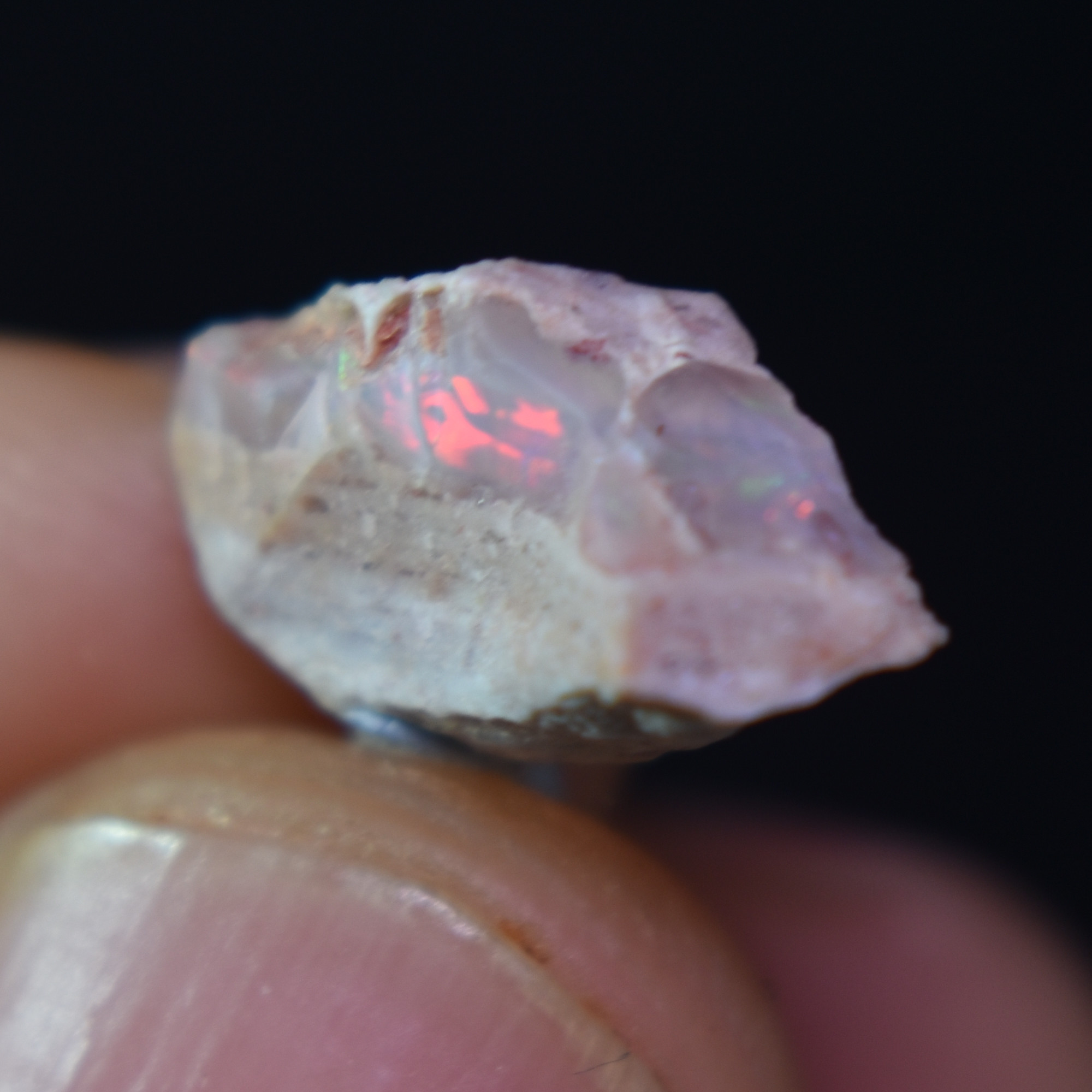 Mexican Rough Raw Fire Opal in Matrix Specimen Stone - 4ct #29