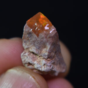 Mexican Rough Contraluz Raw Fire Opal in Matrix Specimen Stone - 9ct #30