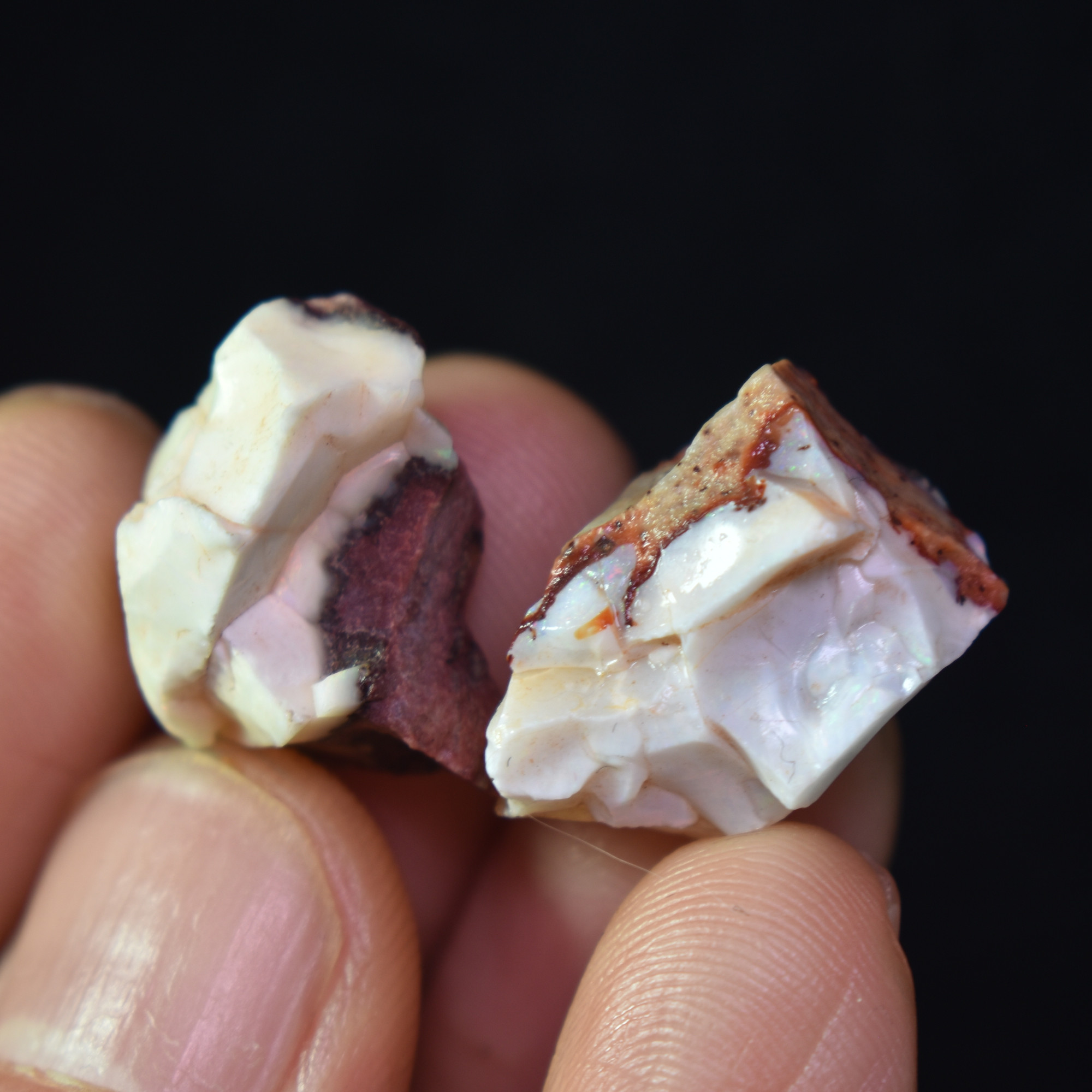 Mexican Rough Raw Fire Opal in Matrix Specimen Stones - 25ct #32 - Image 2