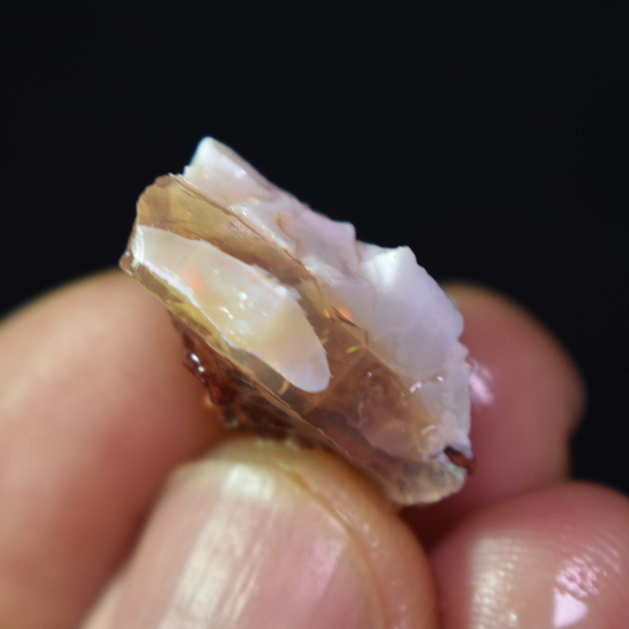 Mexican Rough Raw Fire Opal in Matrix Specimen Stones - 25ct #32 - Image 3