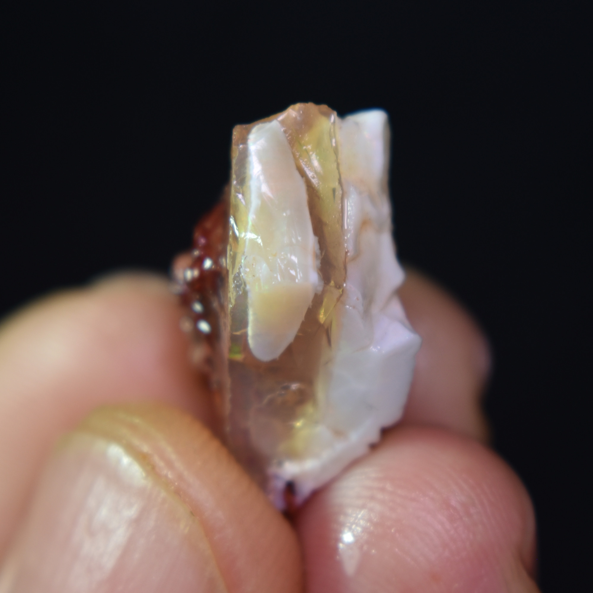 Mexican Rough Raw Fire Opal in Matrix Specimen Stones - 25ct #32 - Image 4