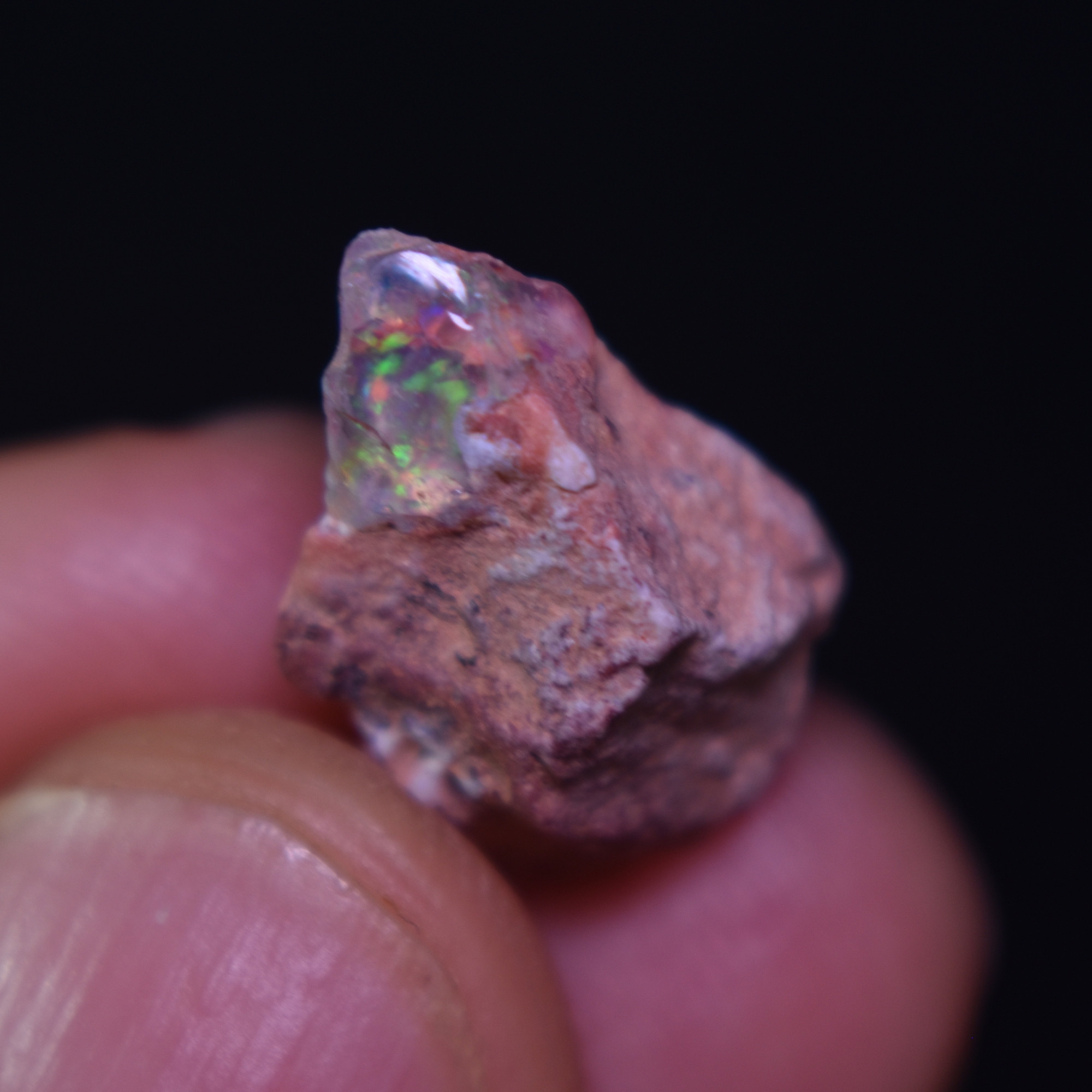 Mexican Rough Raw Fire Opal in Matrix Specimen Stone - 7.5ct #36 - Image 3