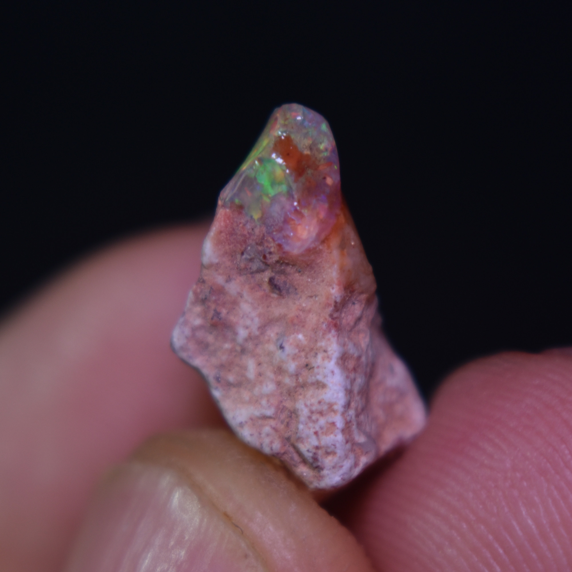 Mexican Rough Raw Fire Opal in Matrix Specimen Stone - 7.5ct #36 - Image 4