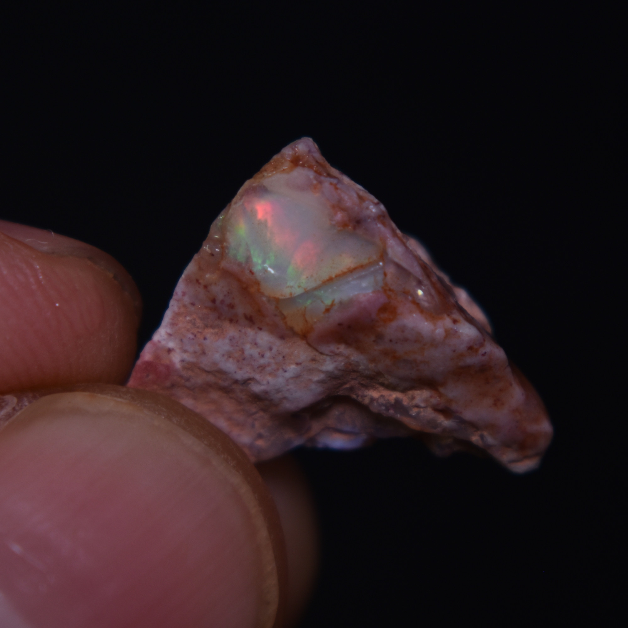 Mexican Rough Raw Fire Opal in Matrix Specimen Stone - 7ct #41 - Image 2
