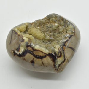 Large Septarian (AKA Dragon Stone) Crystal Puffy Heart - 10.5cm - 1160 grams #03