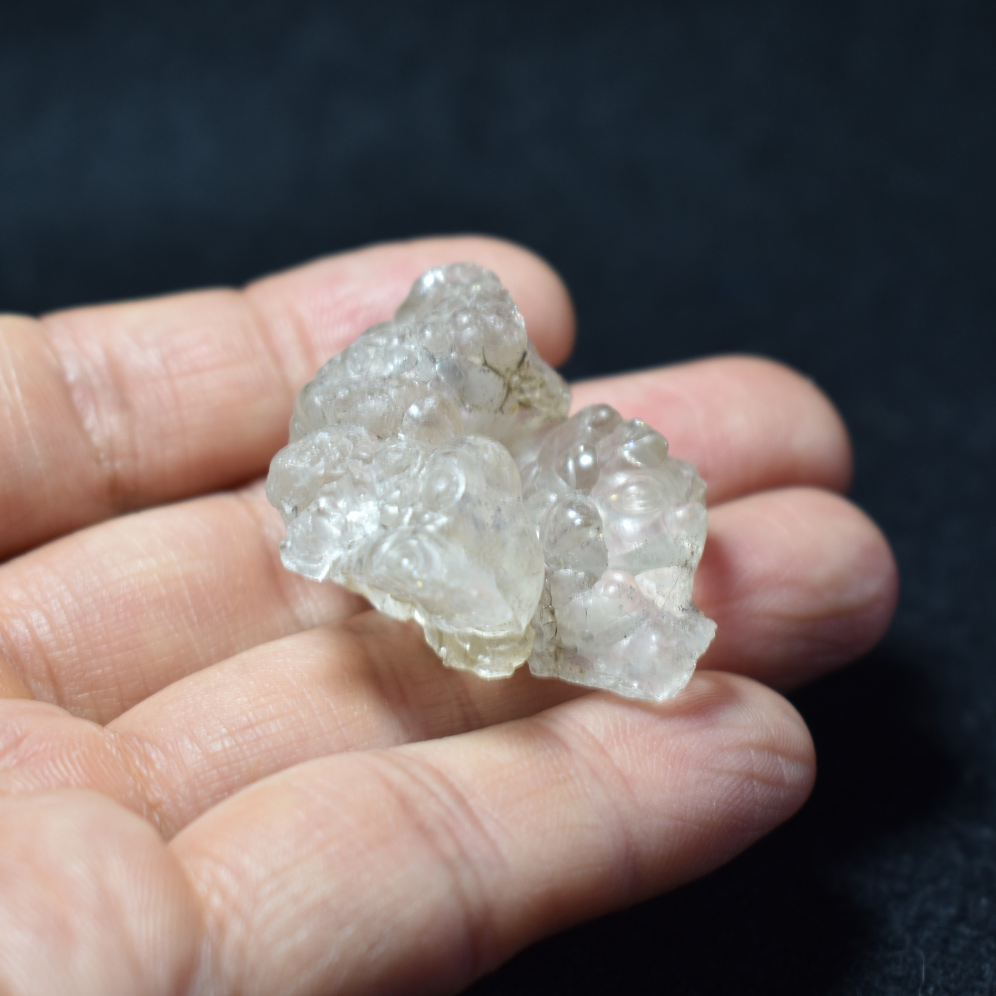 Mexican Hyalite Opal Collector Grade Specimen Stone - UV Reactive Fluorescent - 17 grams #11 - Image 5