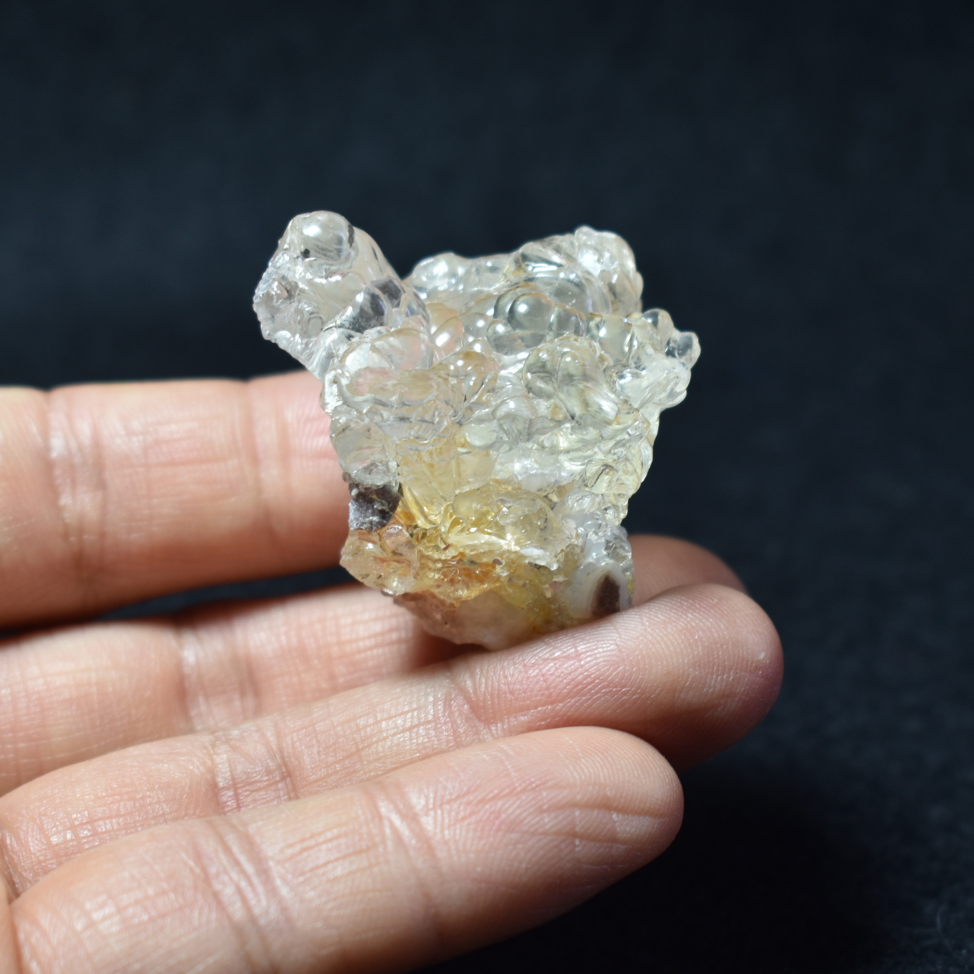 Mexican Hyalite Opal Collector Grade Specimen Stone - UV Reactive Fluorescent - 25 grams #13 - Image 6