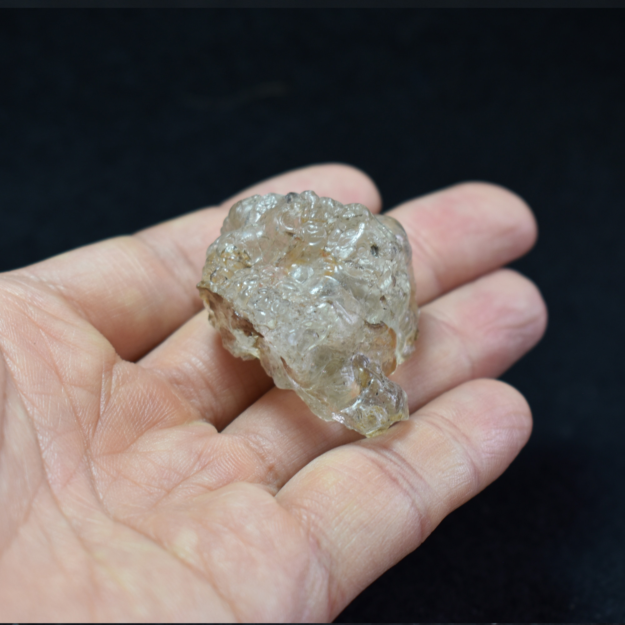 Mexican Hyalite Opal Collector Grade Specimen Stone - UV Reactive Fluorescent - 26 grams #26 - Image 6