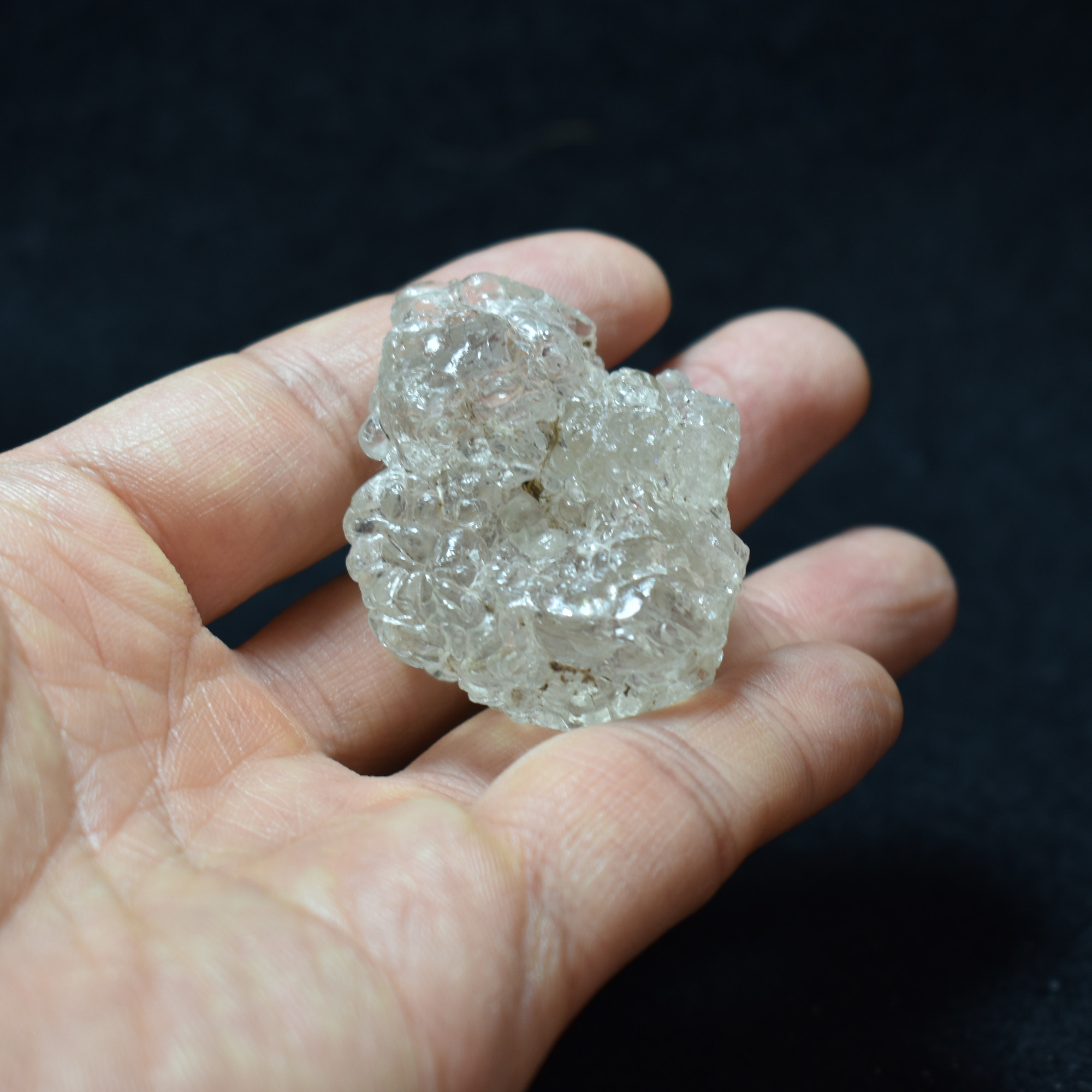 Large Mexican Hyalite Opal Collector Grade Specimen Stone - UV Reactive Fluorescent - 33 grams #33 - Image 7