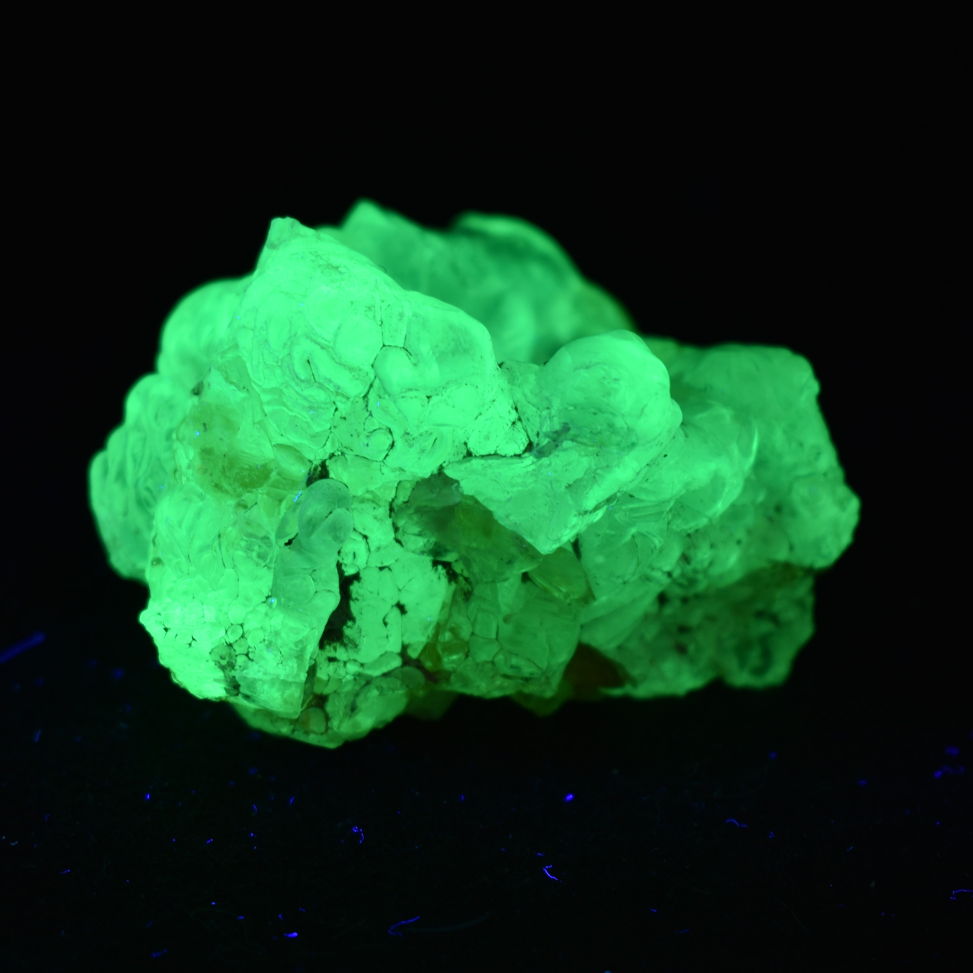 Large Mexican Hyalite Opal Collector Grade Specimen Stone - UV Reactive Fluorescent - 58 grams #34 - Image 2