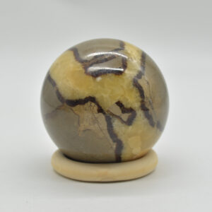 Septarian (AKA Dragon Stone) Crystal Sphere Ball -  620 grams - 7cm #01