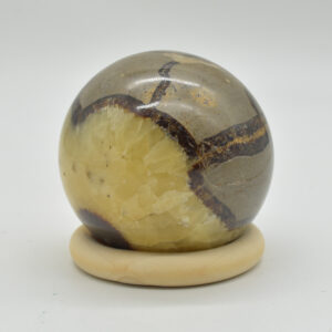 Septarian (AKA Dragon Stone) Crystal Sphere Ball -  457 grams - 6.5cm #02