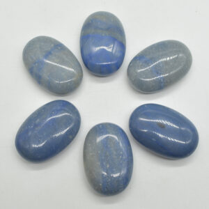 Blue Aventurine Crystal Palm Stone - 6cm - 1 Count