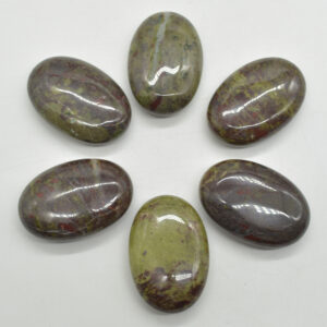 Dragon Blood Jasper Crystal Palm Stone - 6cm - 1 Count