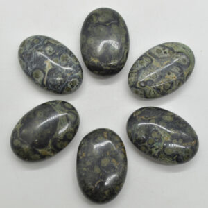 Kambaba Jasper Crystal Palm Stone - 6cm - 1 Count