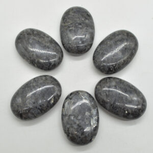 Larvikite Crystal Palm Stone - 6cm - 1 Count