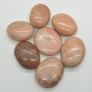 Peach Moonstone Crystal Freeform / Palmstone - 100 - 120 grams - 1 Count