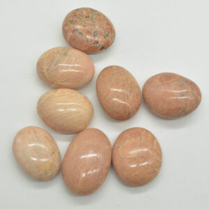 Peach Moonstone Crystal Freeform / Palmstone - 70 - 100 grams - 1 Count
