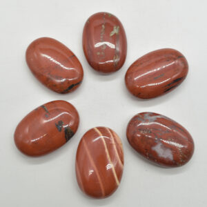 Red Jasper Crystal Palm Stone - 6cm - 1 Count