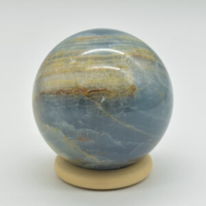 Blue Onyx Lemerian Aquatine Calcite Crystal Sphere Ball - 325 grams - 5.5cm #10