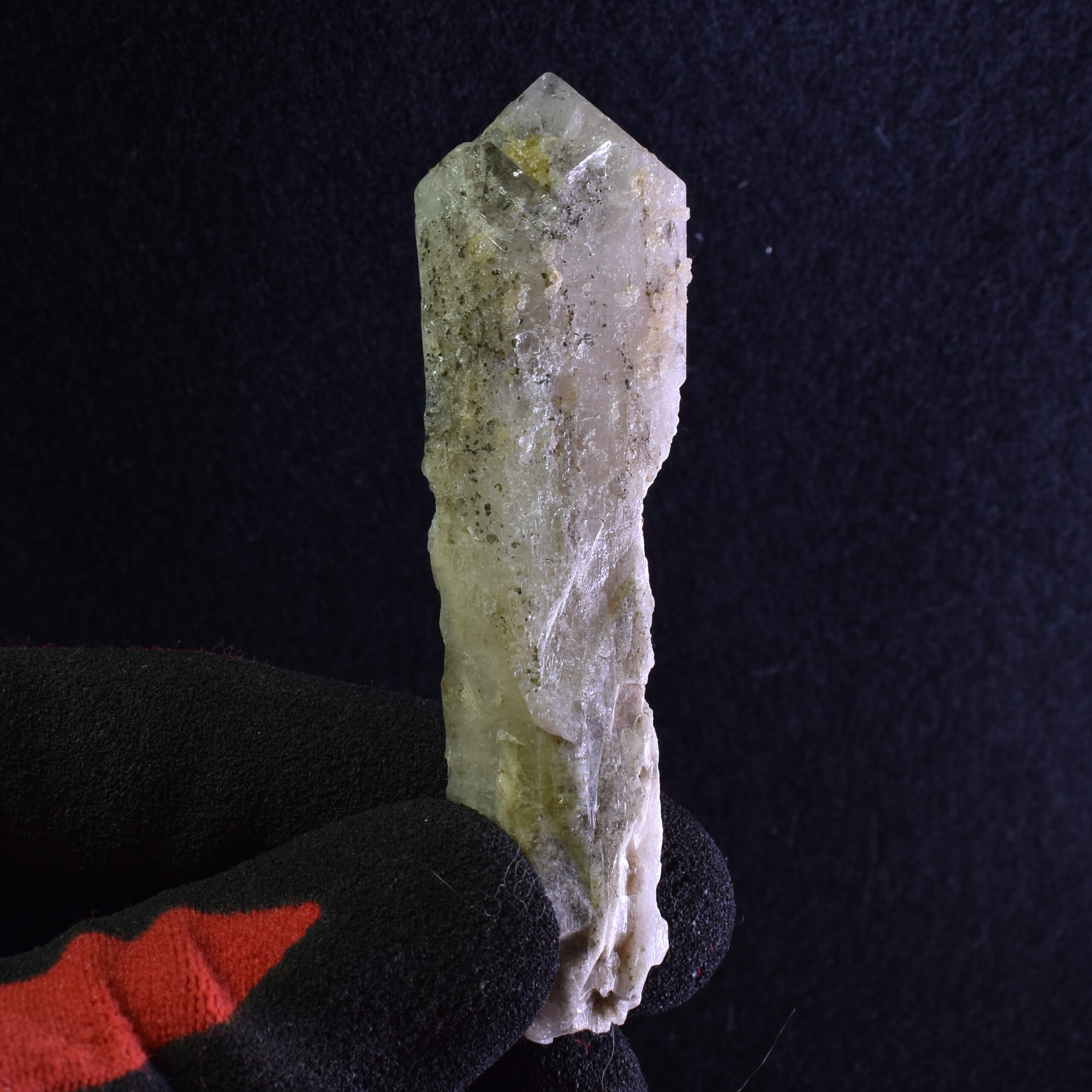 Danburite (with Pyrite) Crystal Raw Point Specimen from Mexico - 33 grams - #01 - Image 2