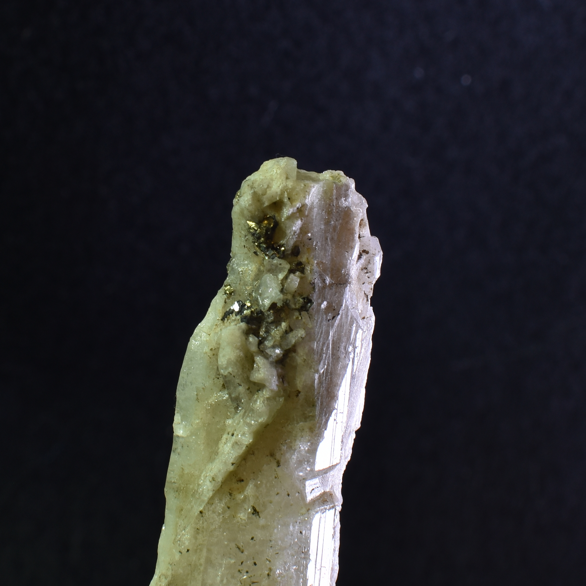 Danburite (with Pyrite) Crystal Raw Point Specimen from Mexico - 33 grams - #01 - Image 5