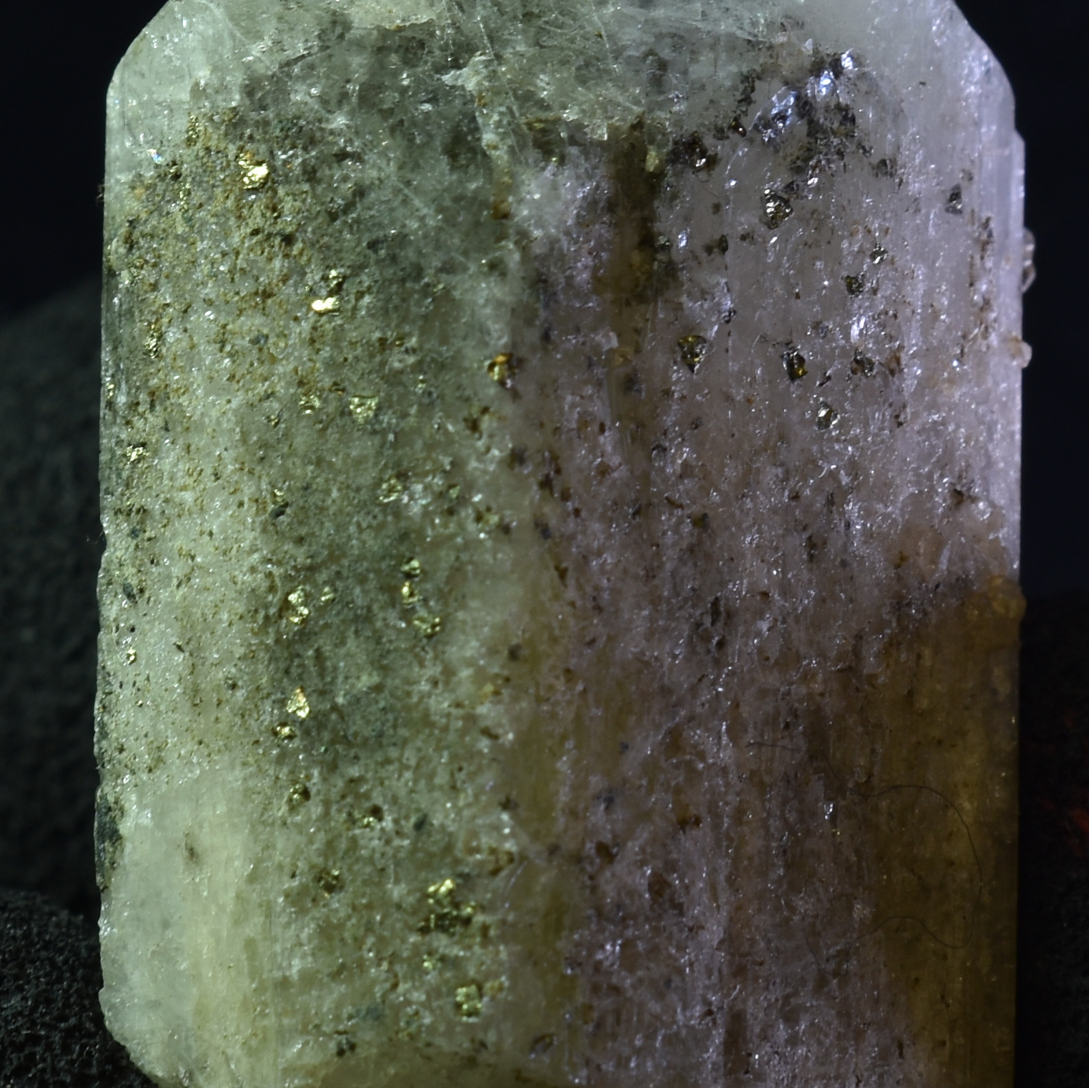 Danburite (with Pyrite) UV Reactive Crystal Raw Point Specimen from Mexico - 20 grams - #05 - Image 7