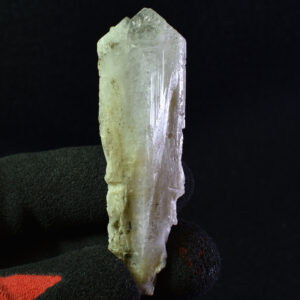 Danburite (with Pyrite) UV Reactive Crystal Raw Point Specimen from Mexico - 21 grams - #23