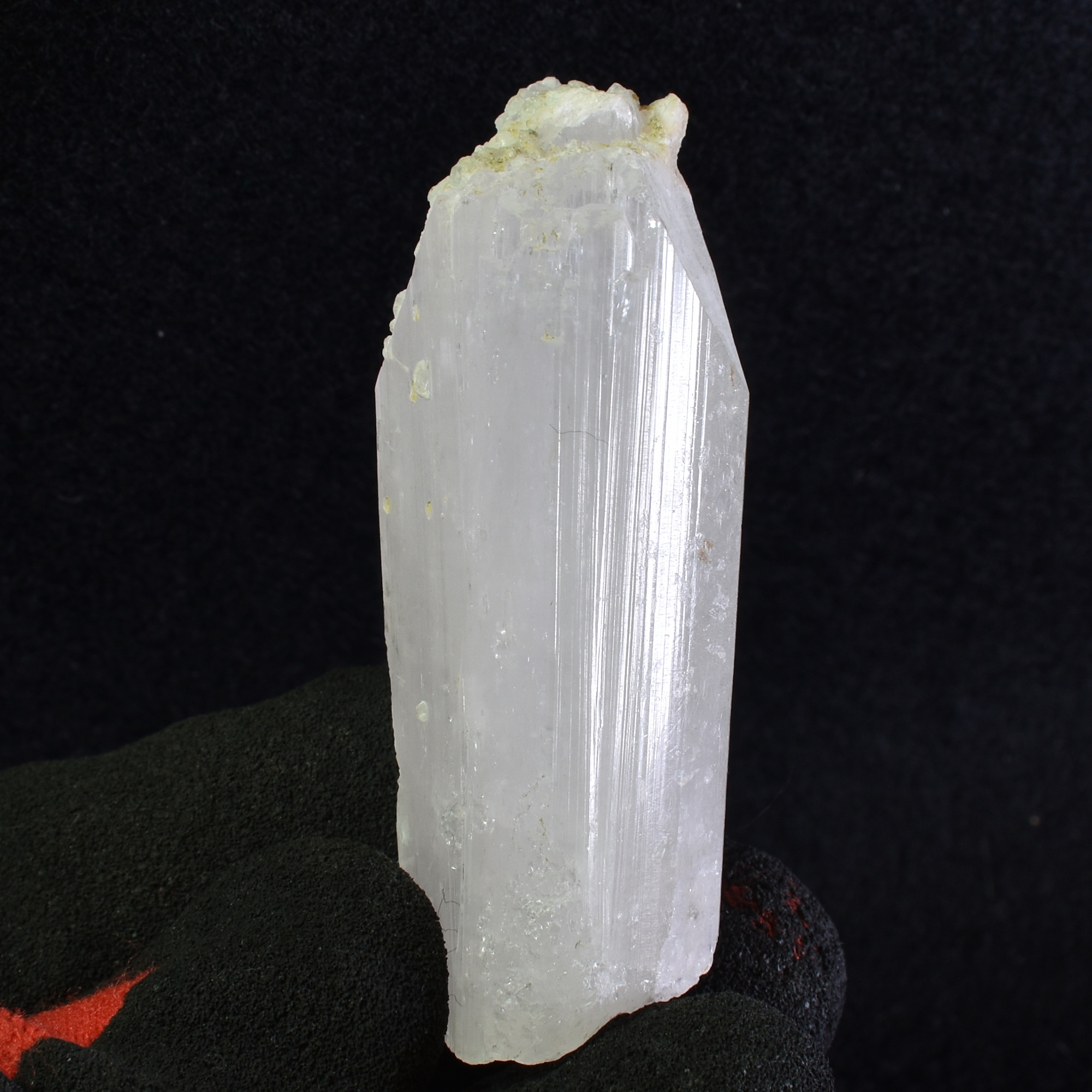 Danburite (with Calcite) UV Reactive Crystal Raw Point Specimen from Mexico - 58 grams - #30