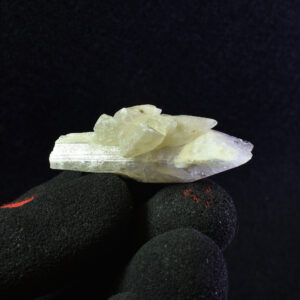 Danburite (with Calcite) UV Reactive Crystal Raw Point Specimen from Mexico - 12 grams - #33