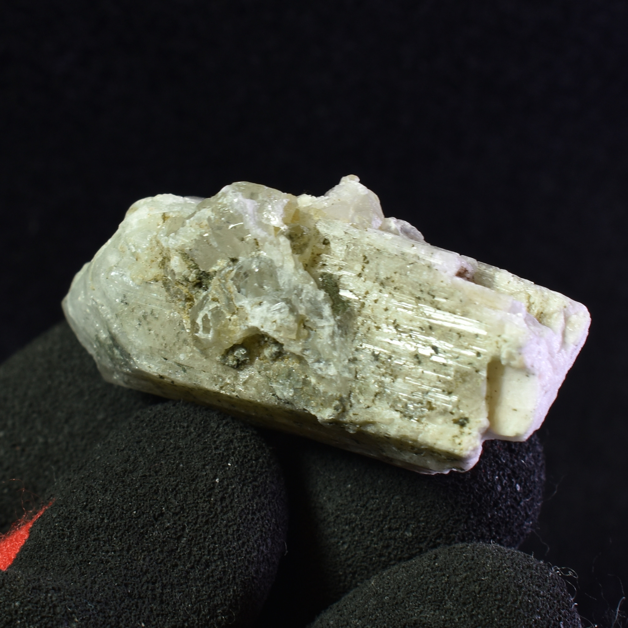 Danburite (with Calcite) UV Reactive Crystal Raw Point Specimen from Mexico - 28 grams - #37 - Image 2