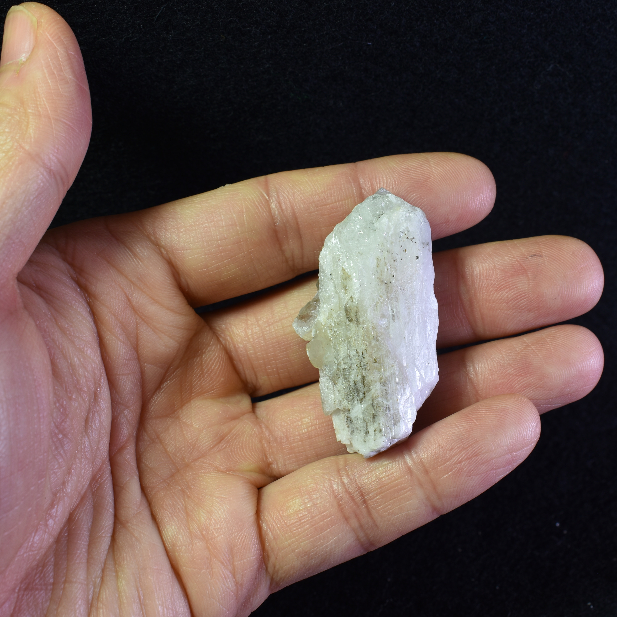 Danburite (with Calcite) UV Reactive Crystal Raw Point Specimen from Mexico - 28 grams - #37 - Image 7