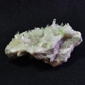 Raw Augelite with Clear Quartz on Matrix Crystal Rare Specimen from Peru -  58 grams - #03