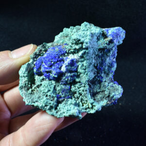 Raw Azurite Malachite Crystal Cluster Specimen from Mexico - 8 Options
