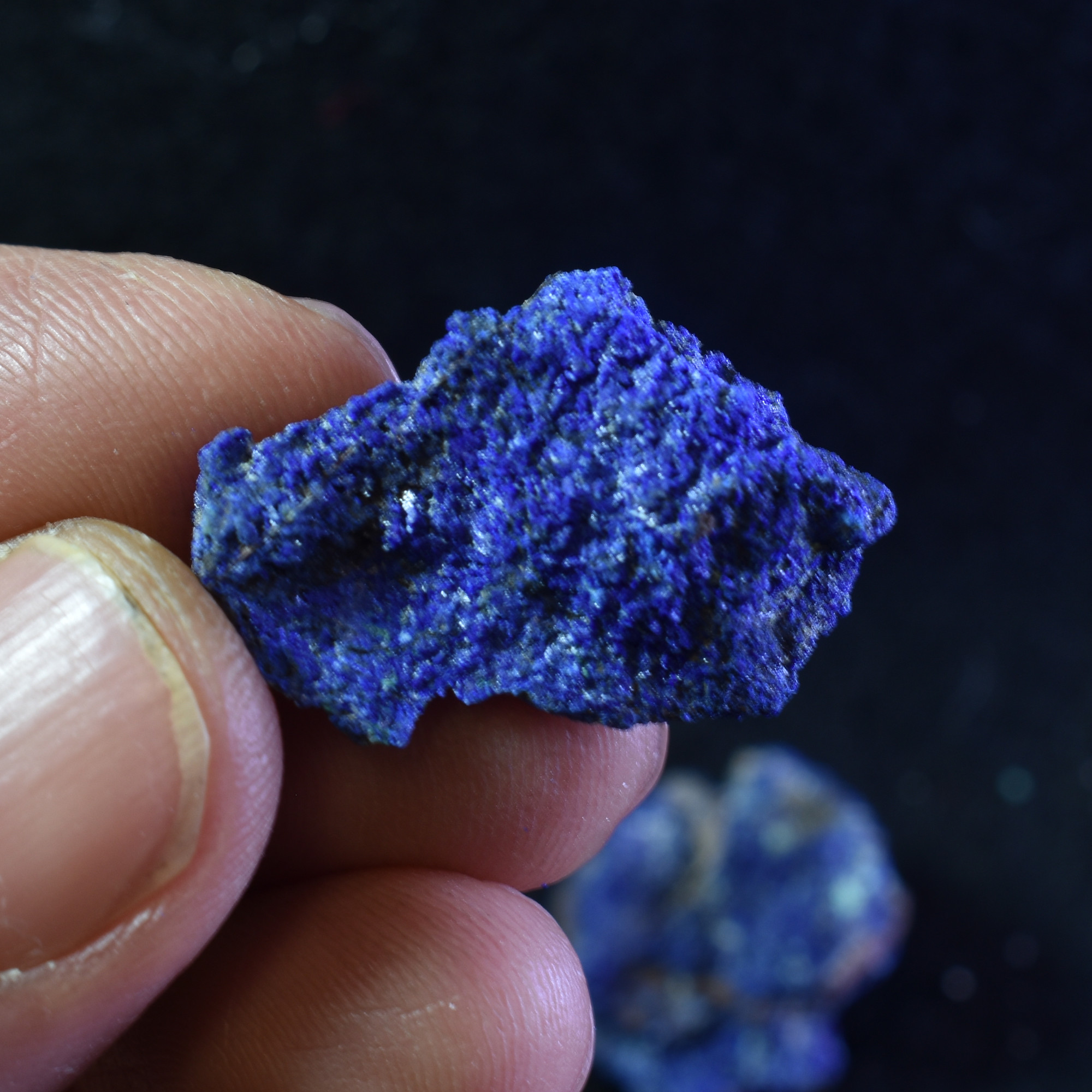 Raw Azurite Malachite Crystal Cluster Specimens from Mexico - 4 Count - 19 grams - Image 3