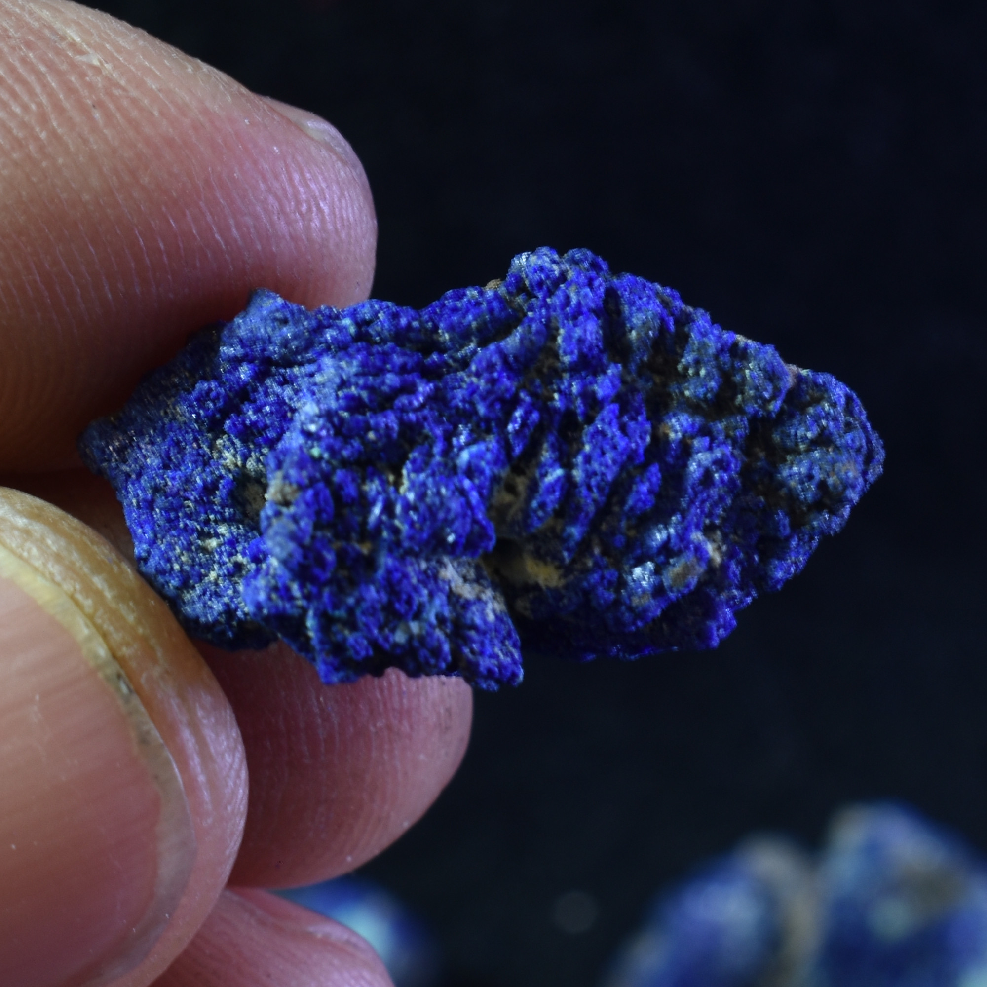 Raw Azurite Malachite Crystal Cluster Specimens from Mexico - 4 Count - 19 grams - Image 4