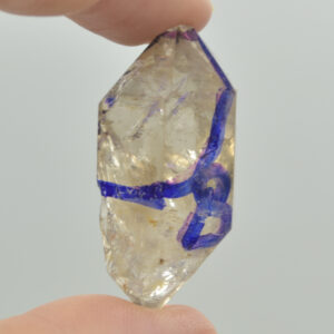 Fluid Inclusion / Enhydro Raw Quartz Point - 15.5 grams - 1 Count