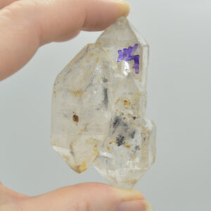 Fluid Inclusion / Enhydro Raw Quartz Point - 75 grams - 1 Count