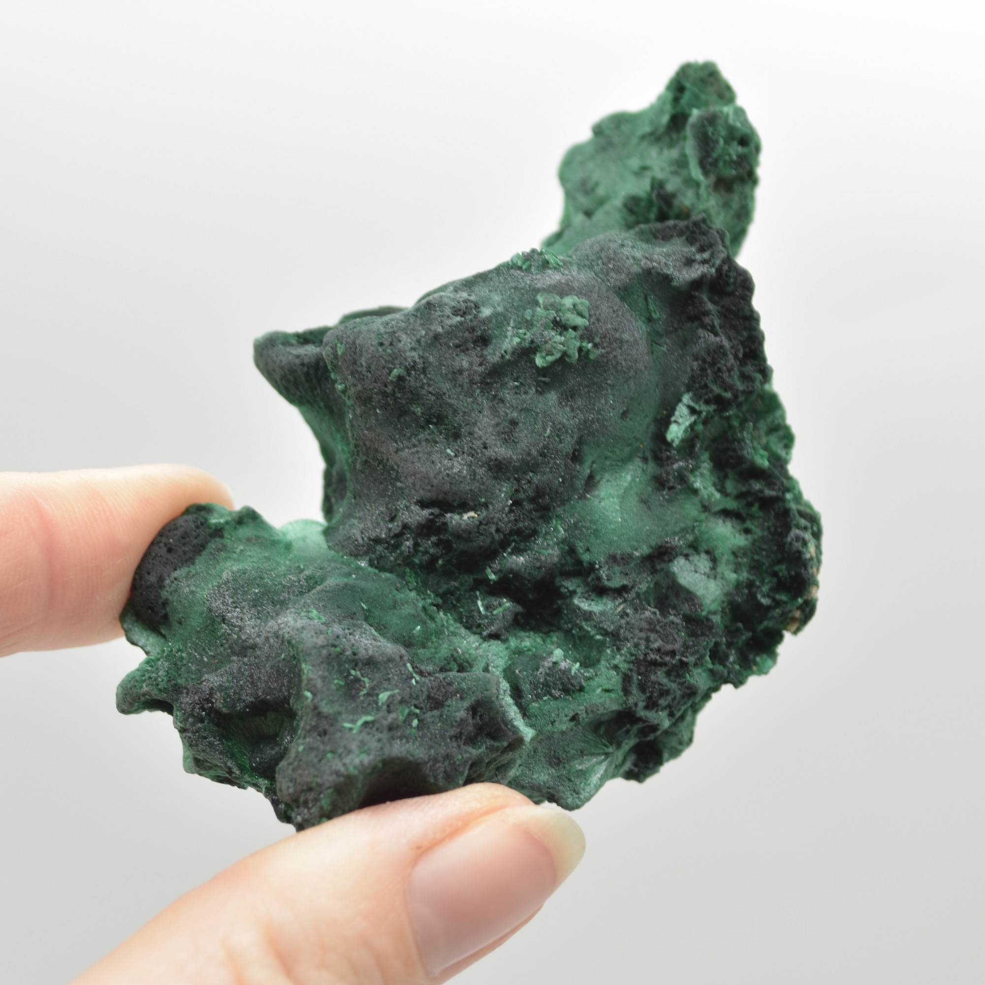 Raw Yangchun Malachite Specimen - Botryoidal Malachite - Velvet Malachite - Fibrous Malachite - 110 grams #14 - Image 3