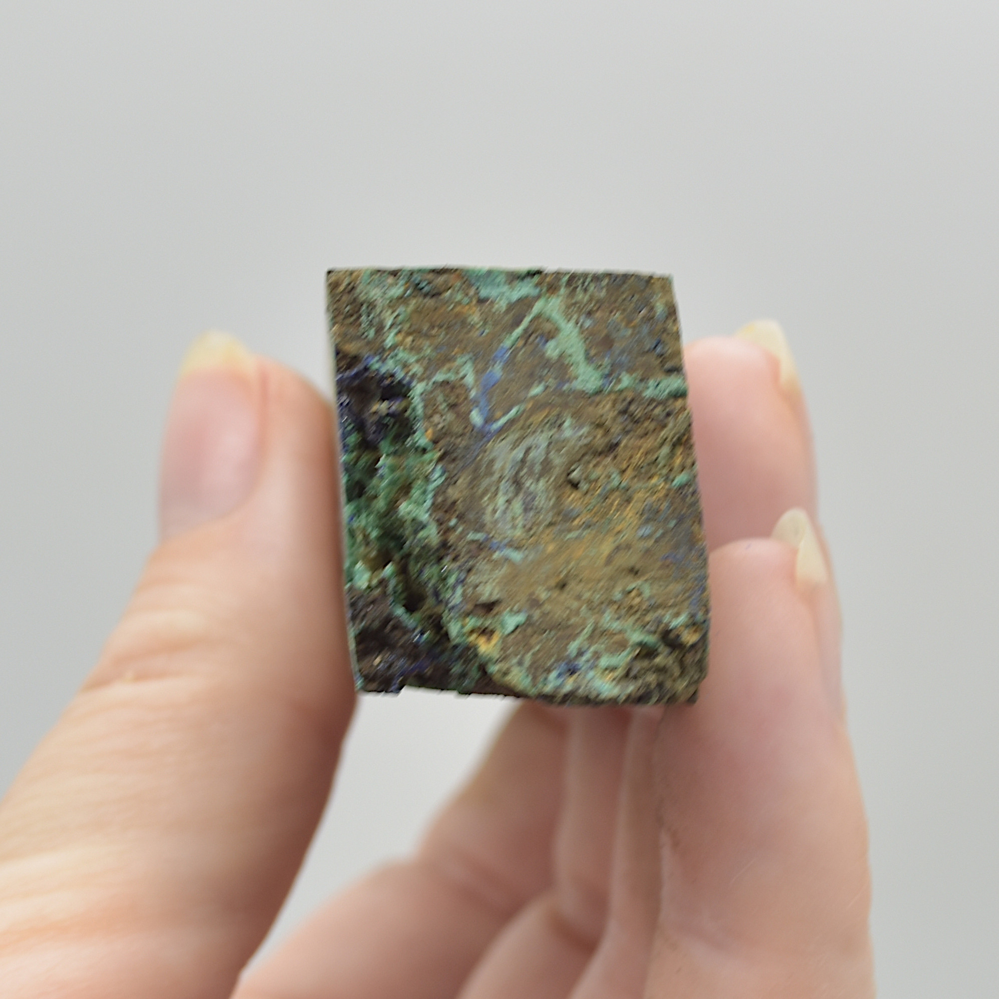 Raw Azurite Crystal Point, Tower, Wand - 12.6cm - #10 - Image 5