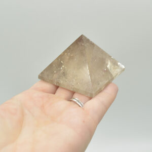 Pale Smoky Quartz Crystal Pyramid - 5.5cm - 115 - 130 grams