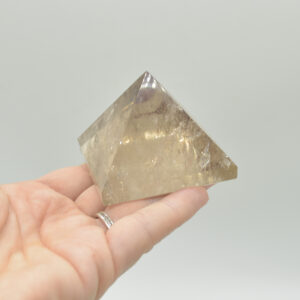 Pale Smoky Quartz Crystal Pyramid - 6cm - 160 - 190 grams