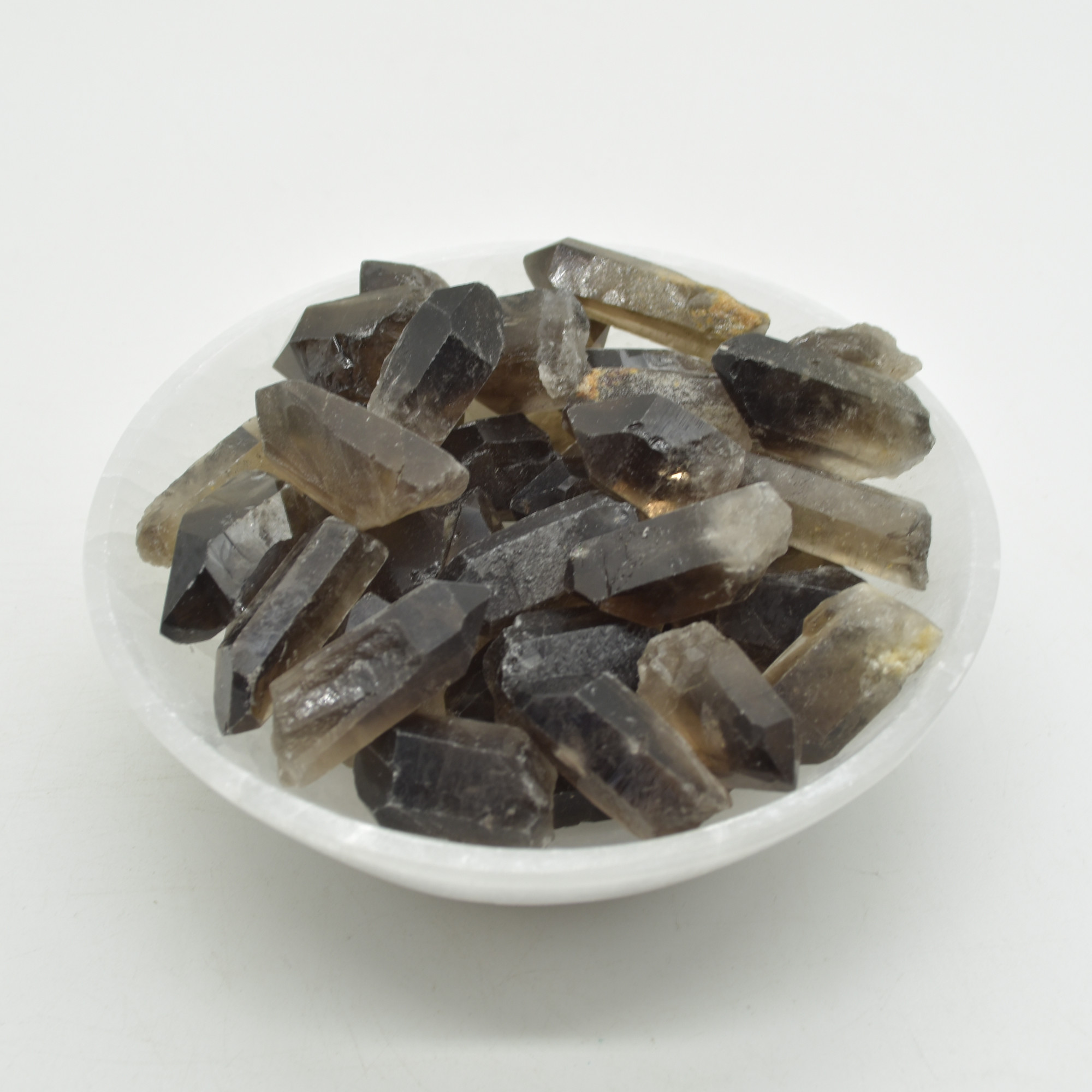 Raw Brazil Smoky Quartz Crystal Point Nuggets - 8 Count - 4 size options - Image 4