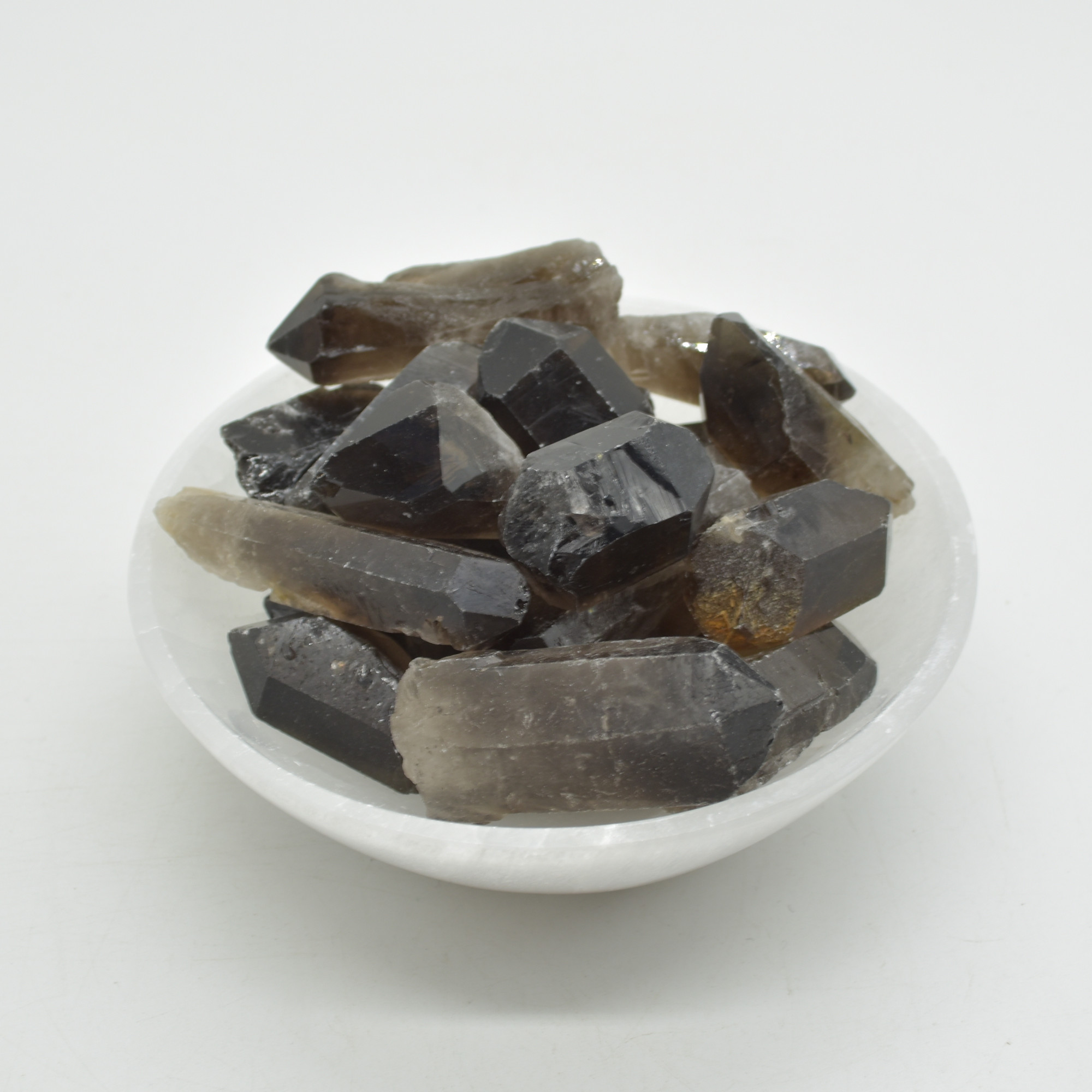 Raw Brazil Smoky Quartz Crystal Point Nuggets - 8 Count - 4 size options - Image 10
