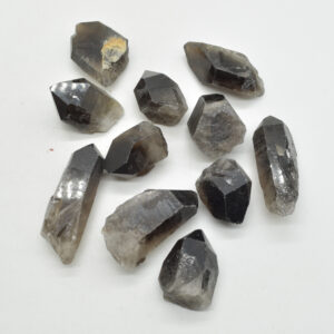 Large Raw Brazil Smoky Quartz Crystal Point Nuggets - 3 Weight Options - 1 Count